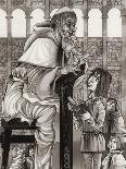 Assyrian King and Queen Receiving a Monkey-Richard Hook-Giclee Print