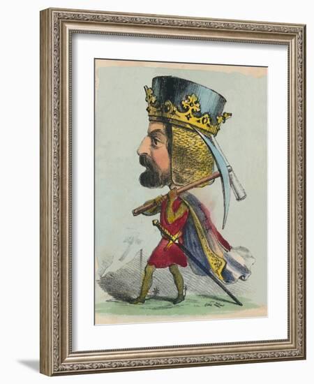 'Richard I', 1856-Alfred Crowquill-Framed Giclee Print