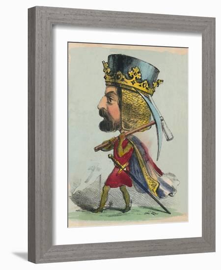 'Richard I', 1856-Alfred Crowquill-Framed Giclee Print