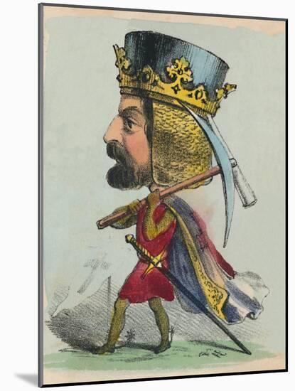 'Richard I', 1856-Alfred Crowquill-Mounted Giclee Print