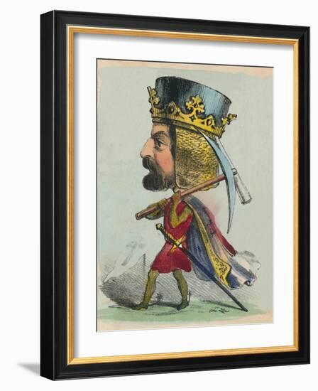 'Richard I', 1856-Alfred Crowquill-Framed Giclee Print