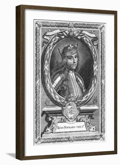 Richard I King of England-Edward Lutterell-Framed Giclee Print