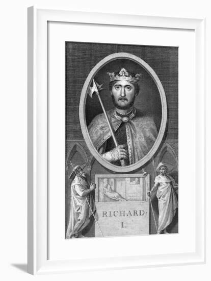 Richard I King of England-Thornthwaite Fitzgerald-Framed Giclee Print