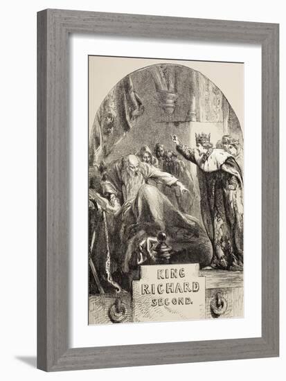 Richard II, 1890-Sir John Gilbert-Framed Giclee Print