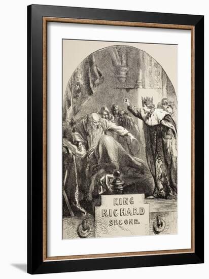 Richard II, 1890-Sir John Gilbert-Framed Giclee Print