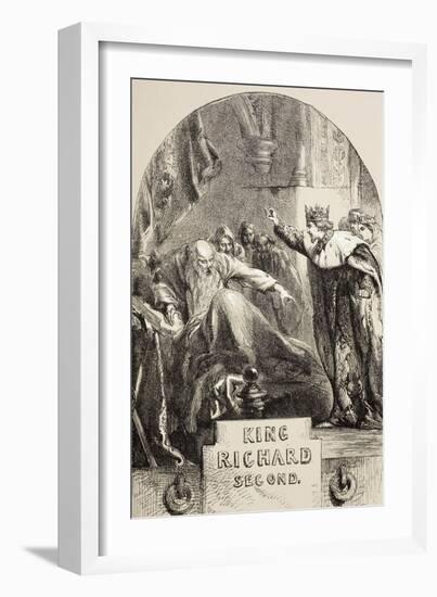 Richard II, 1890-Sir John Gilbert-Framed Giclee Print