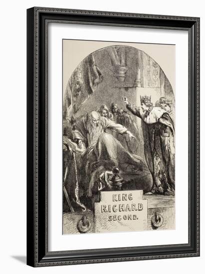 Richard II, 1890-Sir John Gilbert-Framed Giclee Print