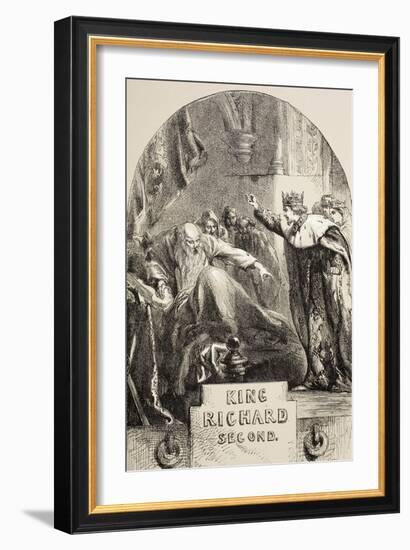 Richard II, 1890-Sir John Gilbert-Framed Giclee Print