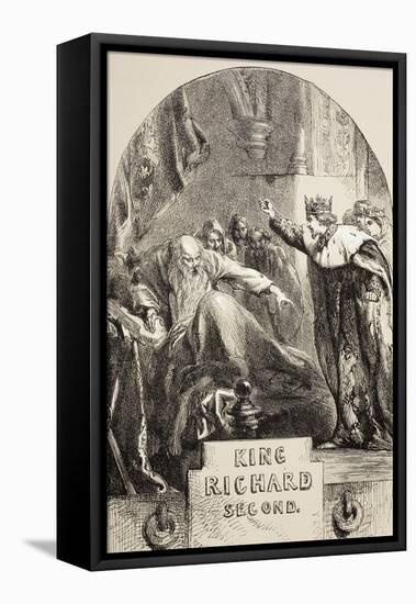 Richard II, 1890-Sir John Gilbert-Framed Premier Image Canvas