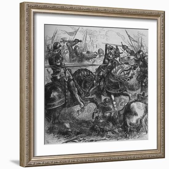 'Richard III at Bosworth', 22 August 1485, (c1880)-Unknown-Framed Giclee Print