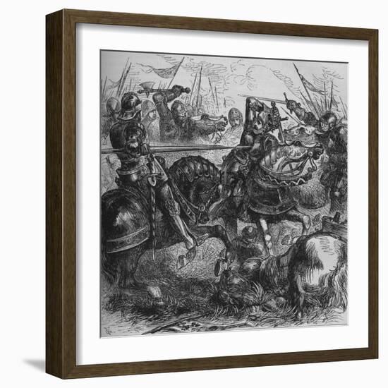 'Richard III at Bosworth', 22 August 1485, (c1880)-Unknown-Framed Giclee Print