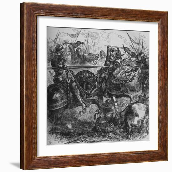 'Richard III at Bosworth', 22 August 1485, (c1880)-Unknown-Framed Giclee Print