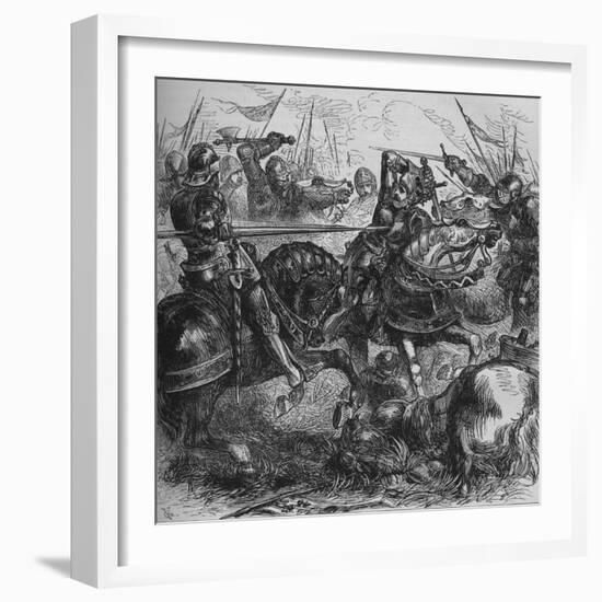 'Richard III at Bosworth', 22 August 1485, (c1880)-Unknown-Framed Giclee Print