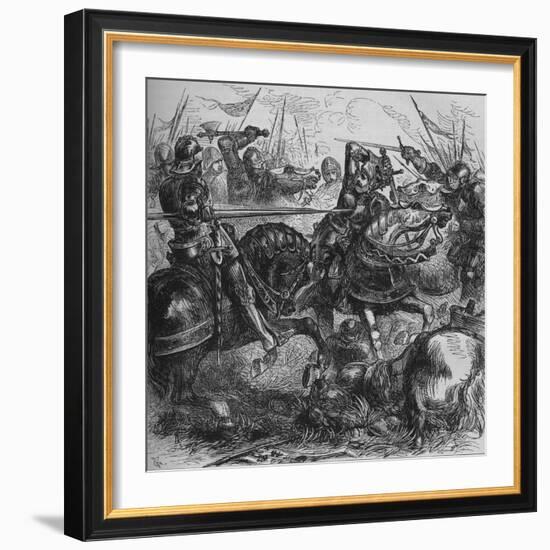 'Richard III at Bosworth', 22 August 1485, (c1880)-Unknown-Framed Giclee Print