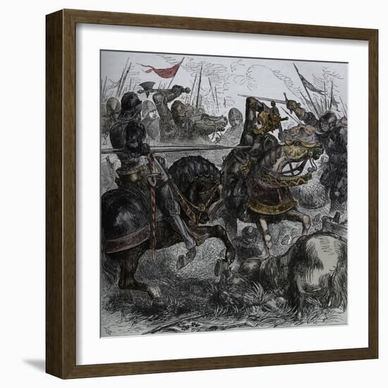 'Richard III at Bosworth', 22 August 1485, (c1880)-Unknown-Framed Giclee Print