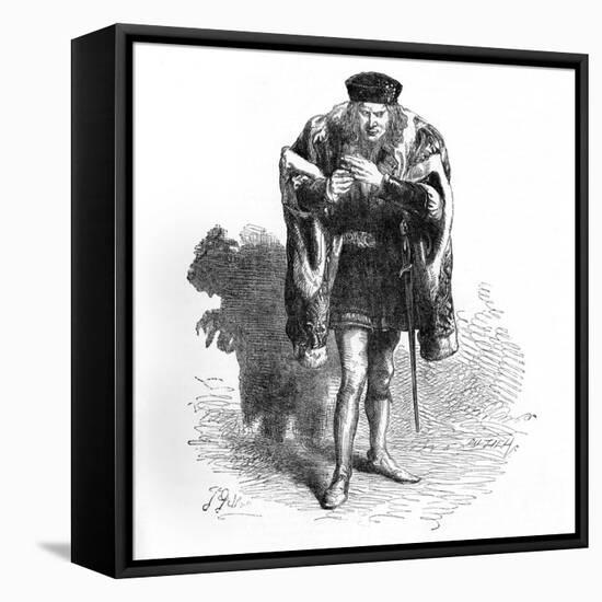 Richard III by William Shakespeare-John Gilbert-Framed Premier Image Canvas