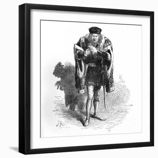 Richard III by William Shakespeare-John Gilbert-Framed Giclee Print