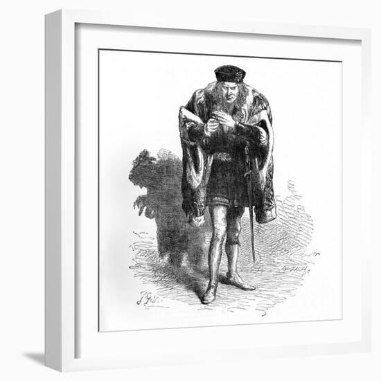 Richard III by William Shakespeare-John Gilbert-Framed Giclee Print