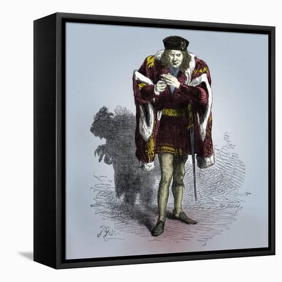 Richard III by William Shakespeare-John Gilbert-Framed Premier Image Canvas