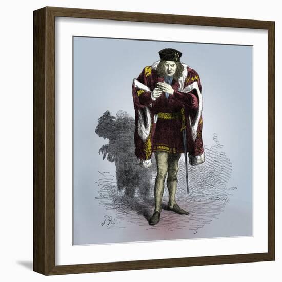 Richard III by William Shakespeare-John Gilbert-Framed Giclee Print