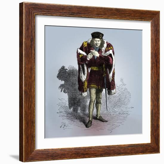 Richard III by William Shakespeare-John Gilbert-Framed Giclee Print