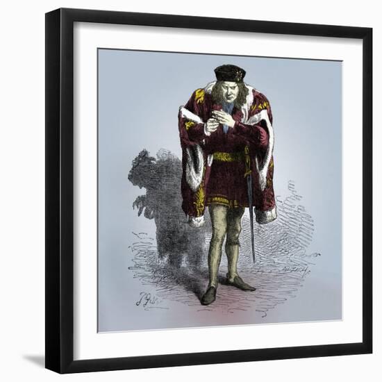 Richard III by William Shakespeare-John Gilbert-Framed Giclee Print