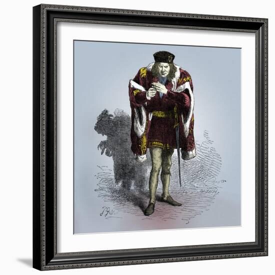 Richard III by William Shakespeare-John Gilbert-Framed Giclee Print