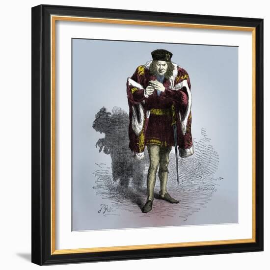 Richard III by William Shakespeare-John Gilbert-Framed Giclee Print