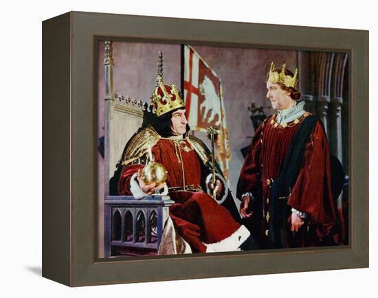 Richard III, Laurence Olivier, Ralph Richardson, 1956-null-Framed Stretched Canvas