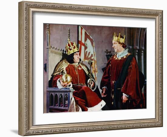 Richard III, Laurence Olivier, Ralph Richardson, 1956-null-Framed Photo