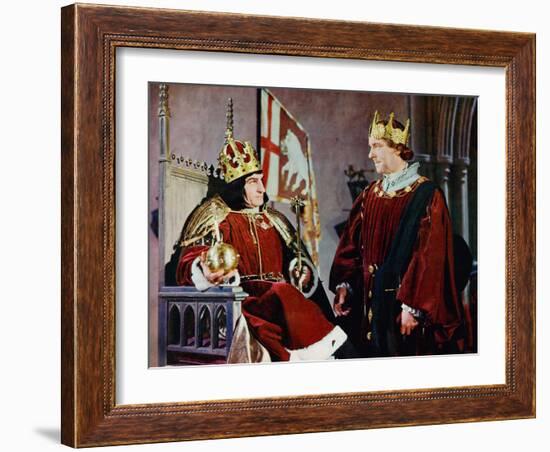 Richard III, Laurence Olivier, Ralph Richardson, 1956-null-Framed Photo