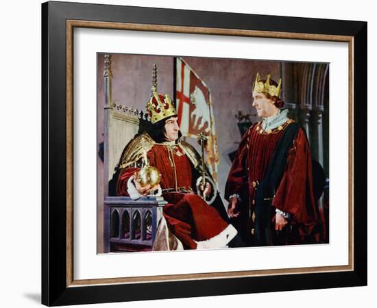 Richard III, Laurence Olivier, Ralph Richardson, 1956-null-Framed Photo
