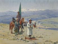 Imam Shamil in the Caucasus-Richard Karl Sommer-Framed Premier Image Canvas