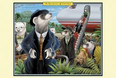 Mob of Kangaroos-Richard Kelly-Art Print