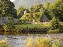 Vine-Covered Stone Cottage Near River Conwy-Richard Klune-Photographic Print