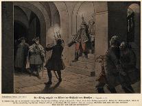 Frederick the Great of Prussia Inspecting Civil Engineering Works-Richard Knoetel-Giclee Print