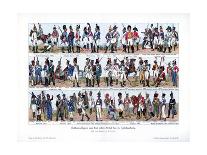 Types of Soldiers from the End of the 19th Century, 1900-Richard Knotel-Framed Giclee Print