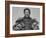 Richard Kobayashi, farmer with cabbages at Manzanar, 1943-Ansel Adams-Framed Photographic Print