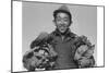 Richard Kobayashi, Farmer with Cabbages-Ansel Adams-Mounted Art Print