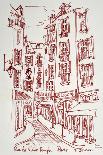 Abstract watercolor of Saint-Malo, Brittany, France-Richard Lawrence-Photographic Print