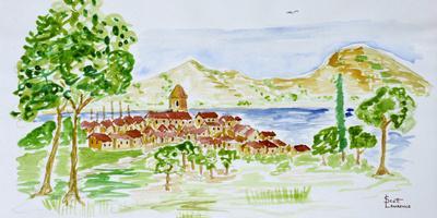 Saint Tropez For Louis Vuitton Framed Painting by Andre – ILWT