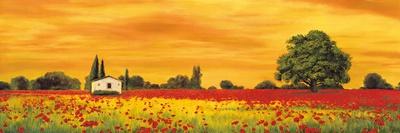 Valley of Poppies-Richard Leblanc-Framed Art Print