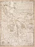 Map of Cambridge, from Caius 'Historia Cantabrigensis Academia', 1574-Richard Lyne-Mounted Giclee Print