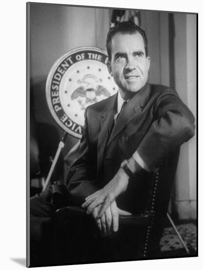 Richard M. Nixon at the White House-Hank Walker-Mounted Photographic Print