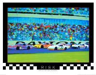 Risk: Auto Racing-Richard M^ Swiatlowski-Mounted Art Print