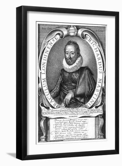 Richard Martin-Simon de Passe-Framed Art Print