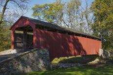 Spring Creek Covered Bridge, State College, Central County, Pennsylvania, United States of America,-Richard Maschmeyer-Photographic Print
