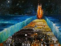 Judah and B'nai Israel Enter the Sea, 1999-Richard Mcbee-Giclee Print