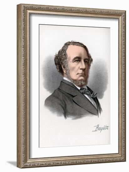 Richard Monckton Milnes, 1st Baron Houghton, English Poet and Politician, C1890-Petter & Galpin Cassell-Framed Giclee Print