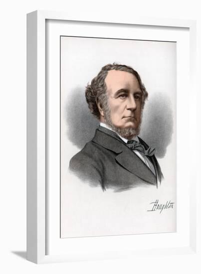 Richard Monckton Milnes, 1st Baron Houghton, English Poet and Politician, C1890-Petter & Galpin Cassell-Framed Giclee Print